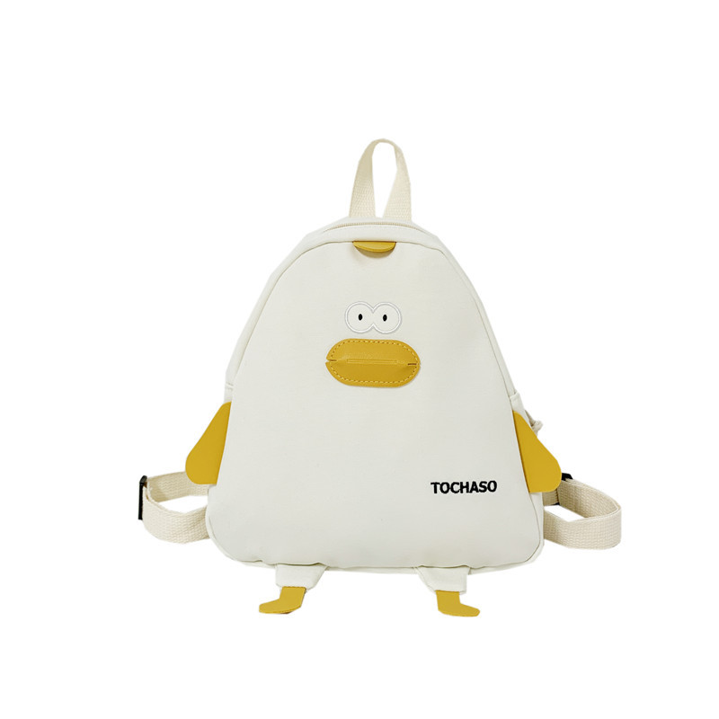 Dibujos animados de los niños lindo pollo mochila de lona viaje medio y grande niños mochila kindergarten Escuela Primaria estudiante mochila