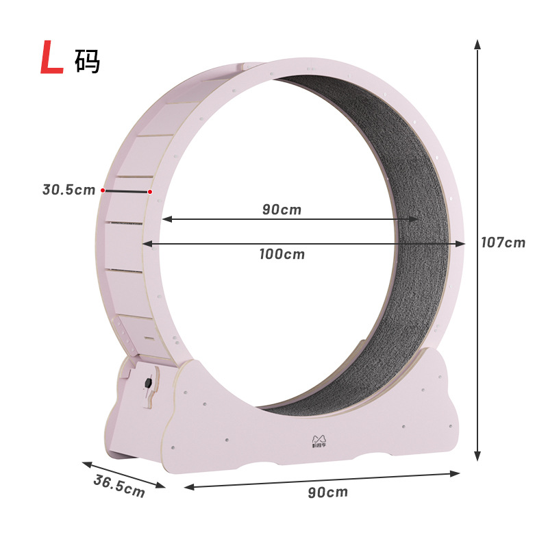 Gato caminadora rodillo fitness ejercicio madera maciza multicapa gran juguete gato escalada rack fresco gato caminando máquina multicolor