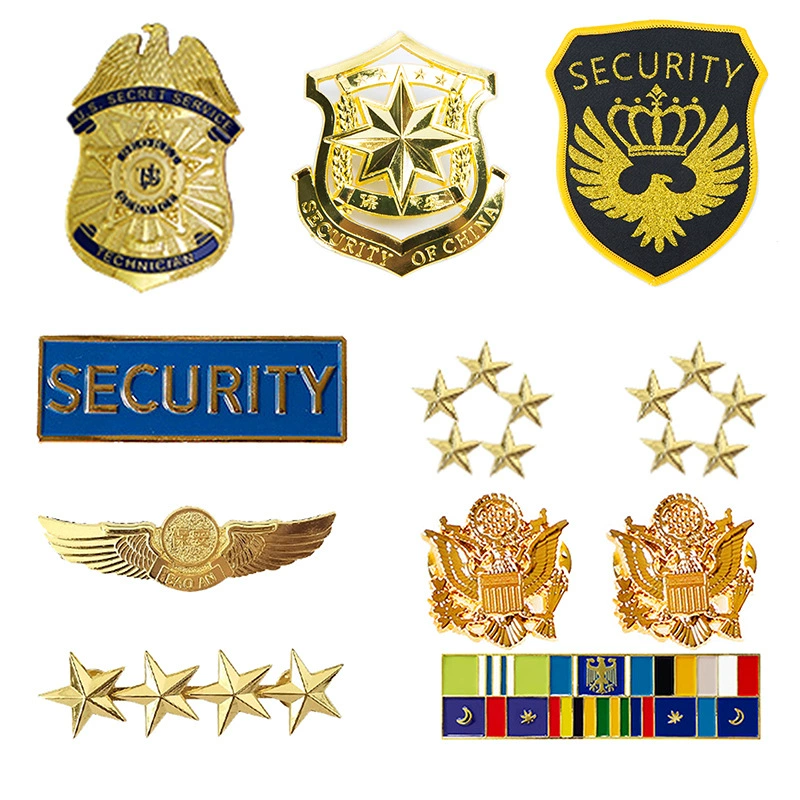 Высококачественная Жилая недвижимость рубашка для консьержа костюм погоны безопасность имущества Униформа Нагрудный значок полный набор аксессуаров