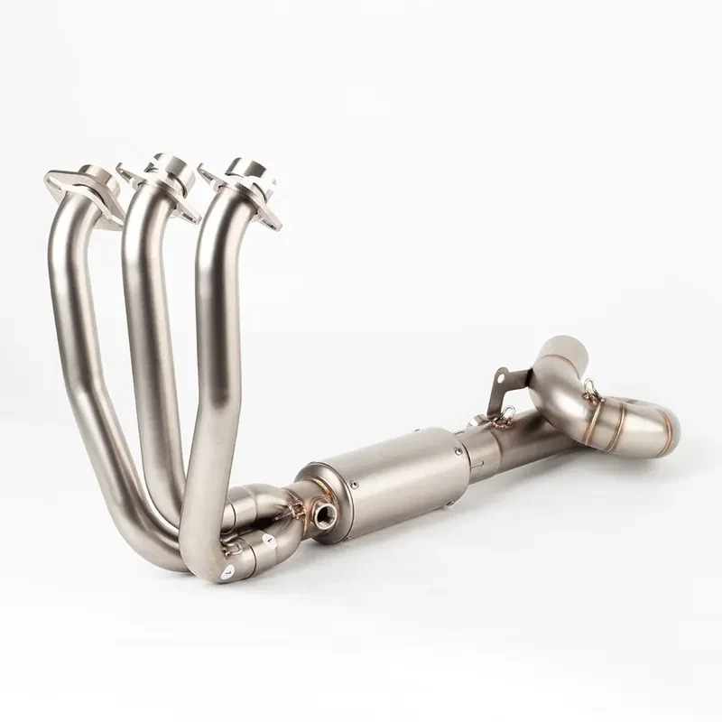 Motorcycle Chunfeng 675SR-R exhaust pipe 675SR stainless steel front and rear sections 675SR 675SS 675NK