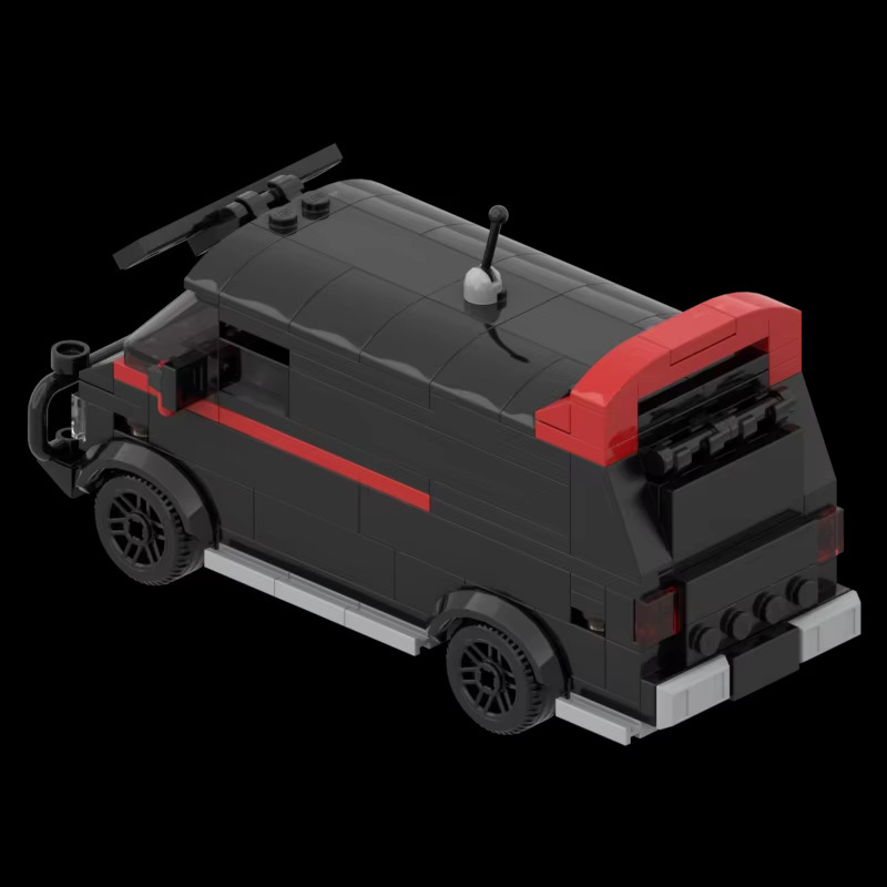 MOC A-Team車両特捜隊自動車玩具模型警察部門建築セット玩具プレゼント|undefined