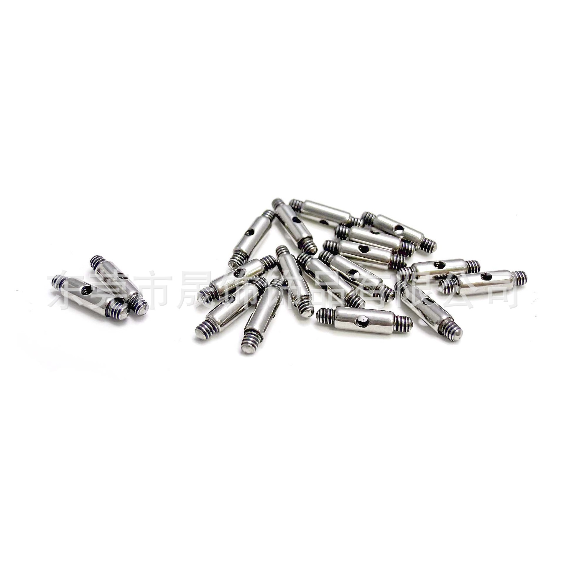 F136 Titanium Ear Stud 延 Long Post 14G单孔0.9 1.2牙 Double Thread Diy内牙 Straight Barbell Ear 桥连接 Barbell - 14G(1.60mm)