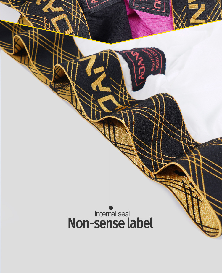 Cuecas masculinas cós dourado transparente mesh roupa íntima_voghion.com