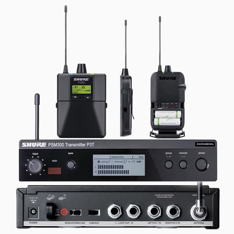 Shure Psm300 Wireless Monitoring Headphones Live K-Song Earphones Professional Stage Performance Band Songs