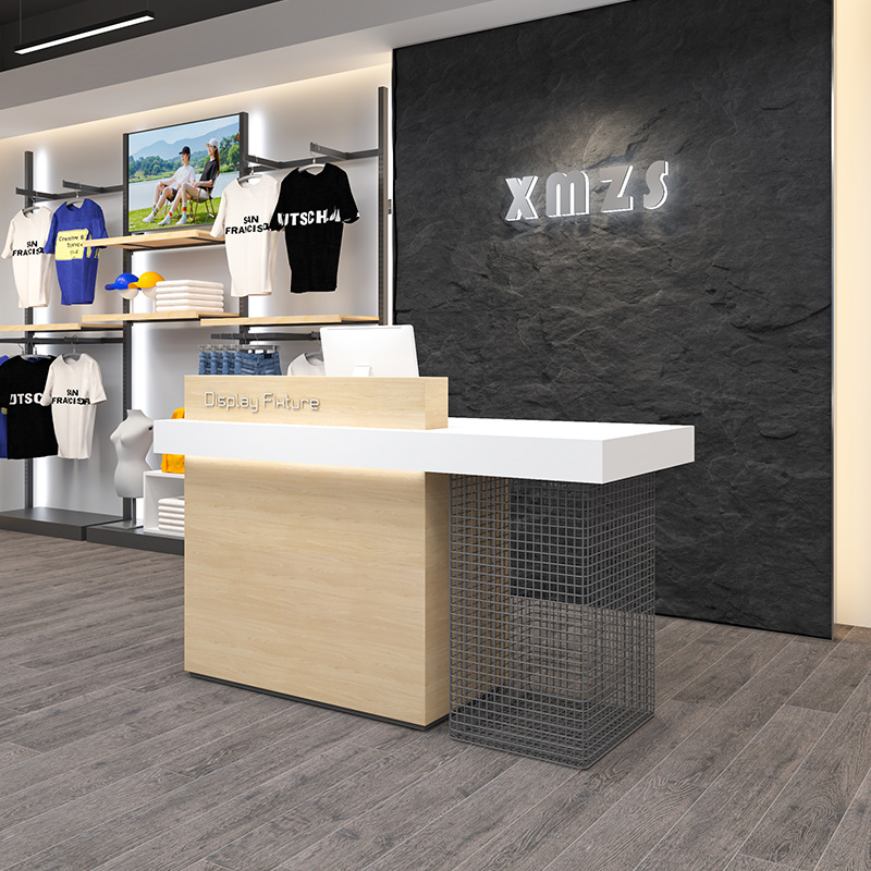 Bar Cajero Minimalista Tienda de conveniencia Moderna Salón de belleza Barbería Tienda de ropa Mini mostrador Recepción