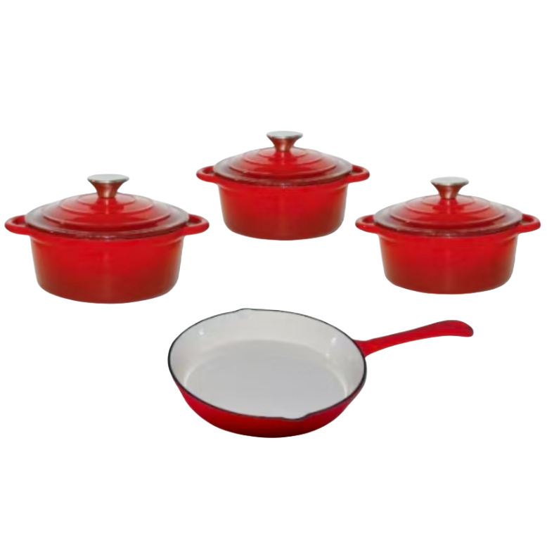 Placa de cocina de hierro fundido 7PCS anti-contracción cocina multifuncional antiadherente cubierta de cocina image 8