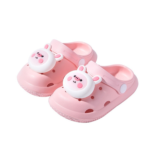 Children's holey shoes cute cartoon children's slippers summer new indoor soft soles boys and girls slippers wear-resistant wholesale