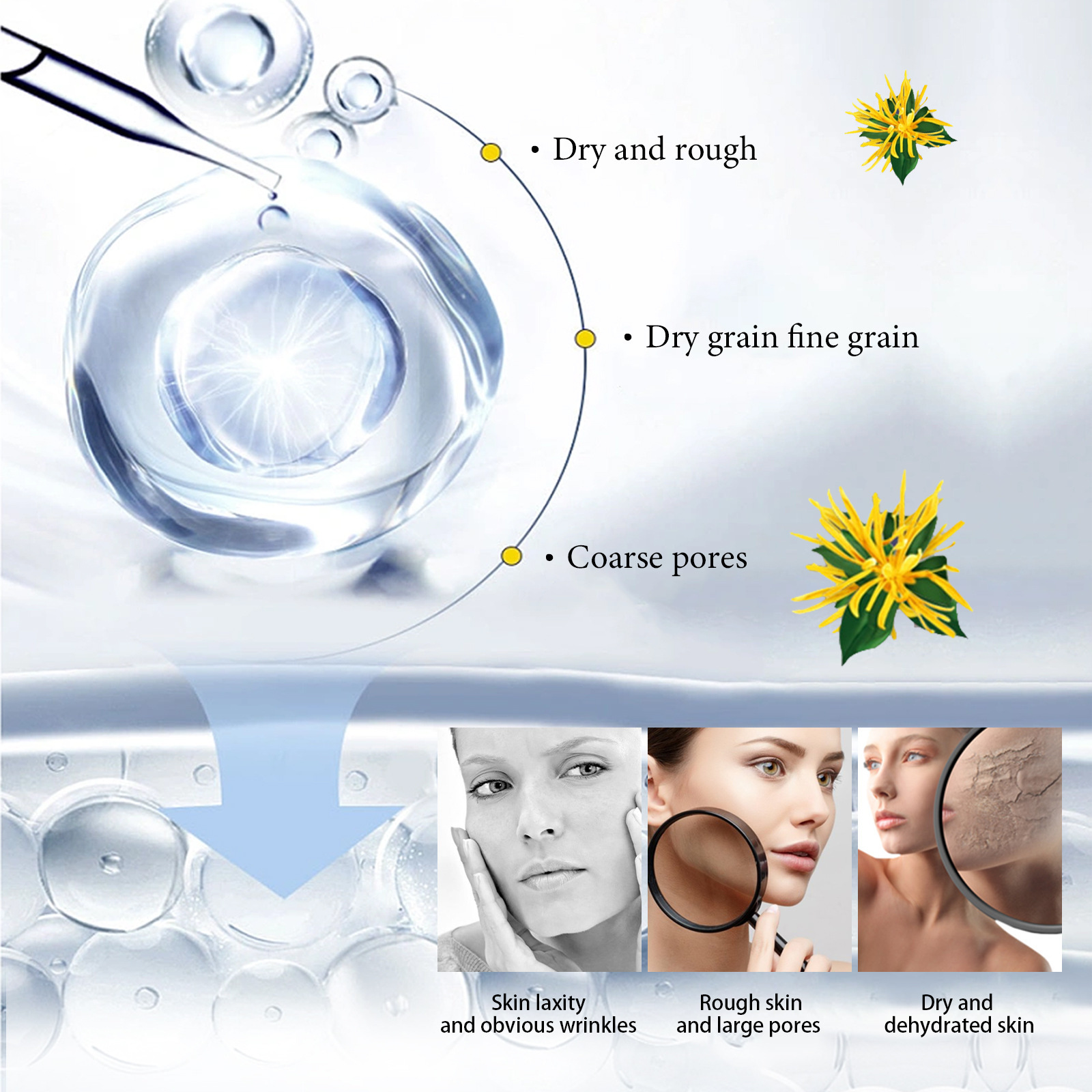 Jayswing Herbal per sbiadire macchie, linee sottili, pori delicati, illuminare il tono della pelle e idratare l'essenza_voghion.com