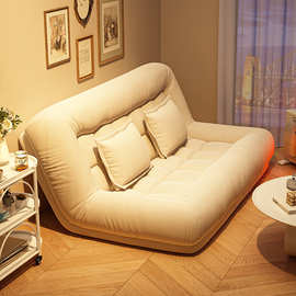 懒人沙发小户型可躺可睡单双人卧室出租房床边折叠小沙发靠背座椅