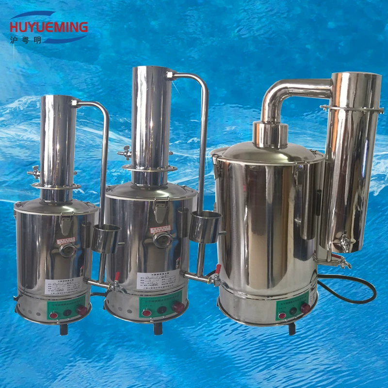 Водоочиститель с автоматическим управлением электрической тепловой дистилляционной водой YA-ZD-10 дистиллятор из нержавеющей стали Hujue Yuiming 10L 7.5KW