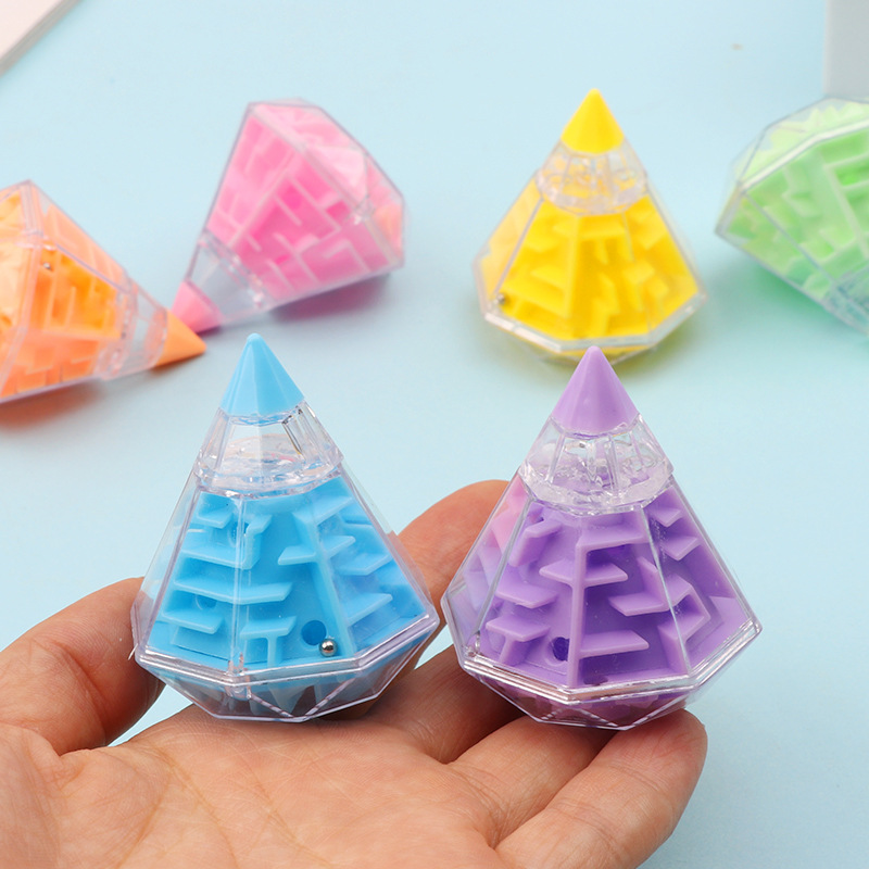 Laberinto de diamante 720° para niños, juguete de inteligencia y desafío