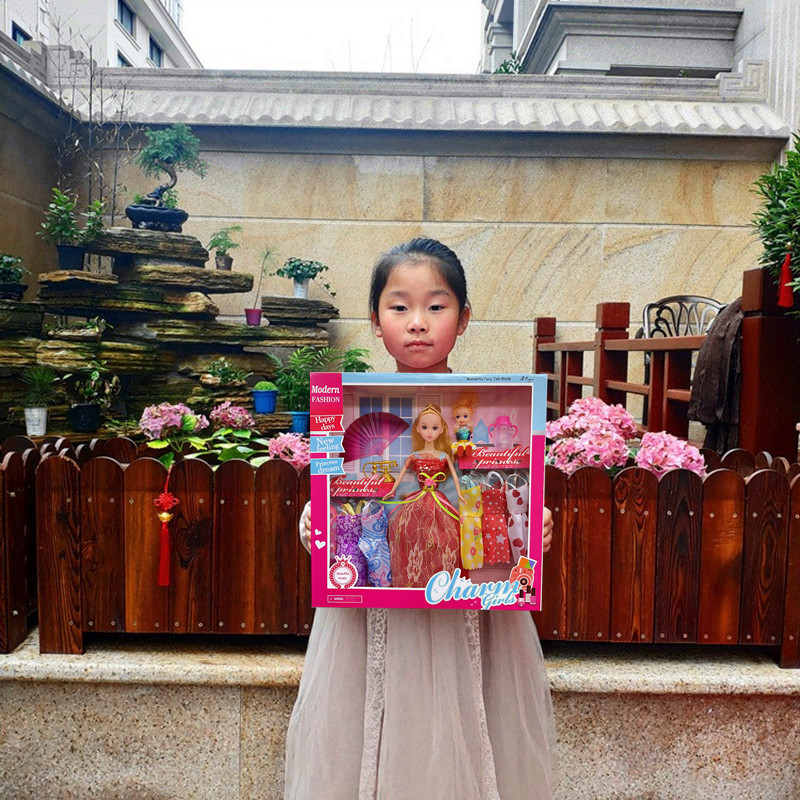 Lele barbie muñeca caja de regalo traje entrenamiento clase chica princesa juguete premio puesto jugar casa al por mayor