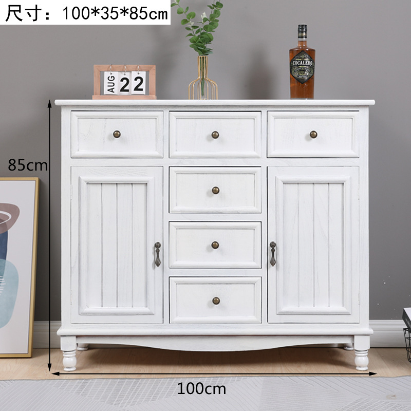 Fábrica directa de cinco cubículos de madera sólida gabinete de almacenamiento sala de estar dormitorio cabecera de cama retrógrado pequeño gabinete borde del estante image 19