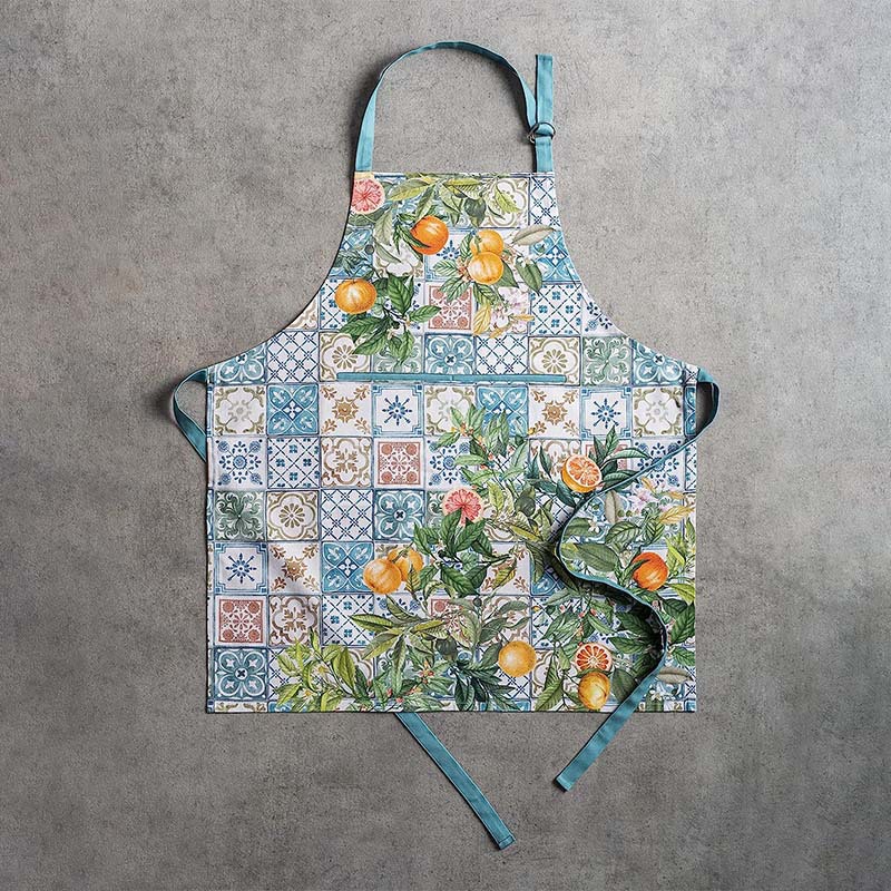 Amazon Impresión digital lienzo delantal cocina hogar manicura ropa de trabajo flor tienda estudio delantal fábrica al por mayor