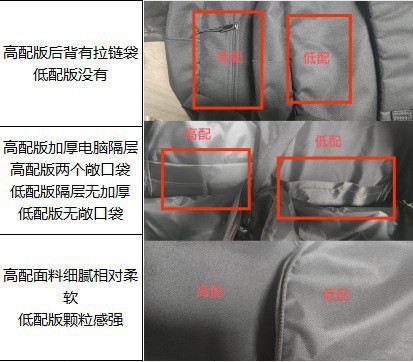 가성비 버전과 고품질 버전의 차이점