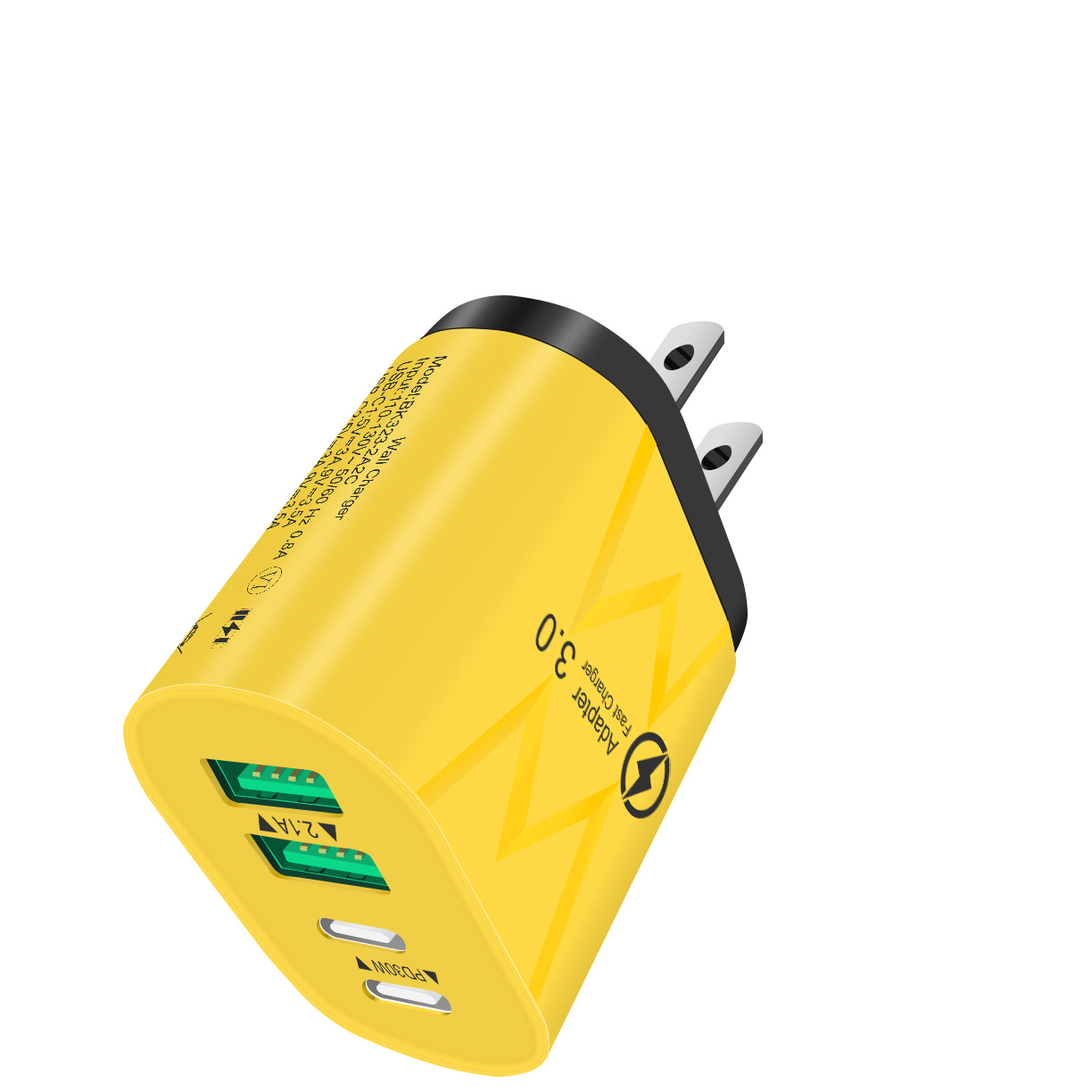 미국 표준 노란색(베어메탈)