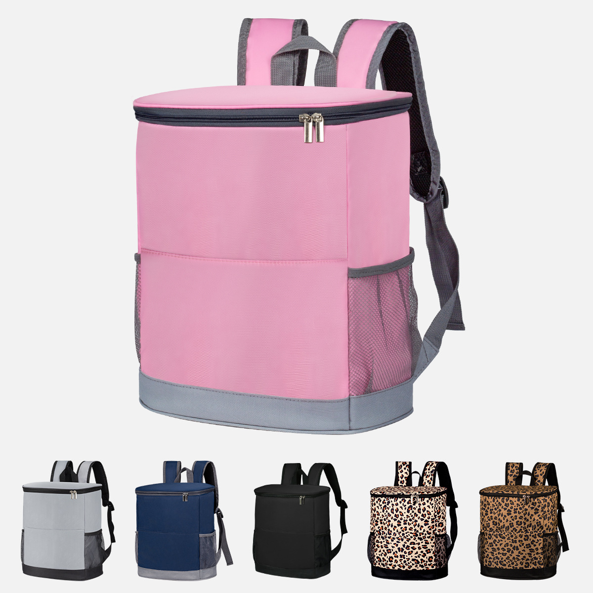 跨境热销双肩背包保温包户外保温冷藏背包防漏背包冷藏包20罐批发