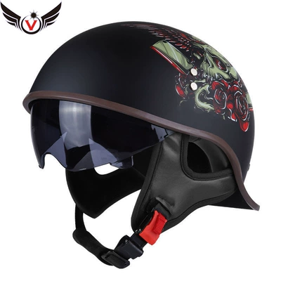 Electric Car Motorcycle Lightweight Scoop | Motosiklet kaskı (dəbilqə) - blood-rose-m