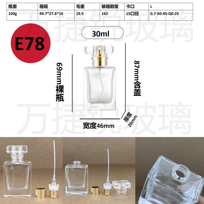 スポット卸売り20ml 30mlセットのネジ口香水分注ガラス瓶携帯スプレー分注瓶|undefined