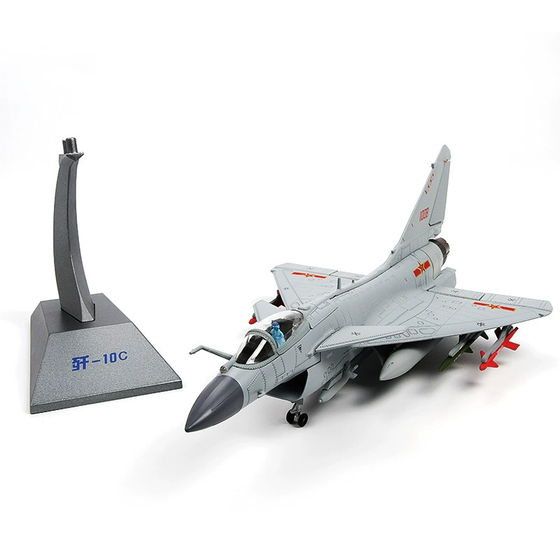 Metal airplane model, realistic fighter, scale 1:48
