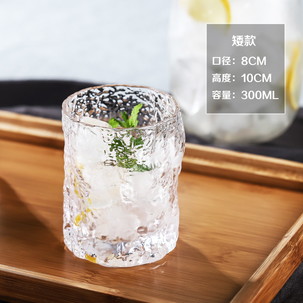 Directo de fábrica creativa tallada copa de vino clásica Copa bebida taza de cerveza engrosada logotipo impreso al por mayor