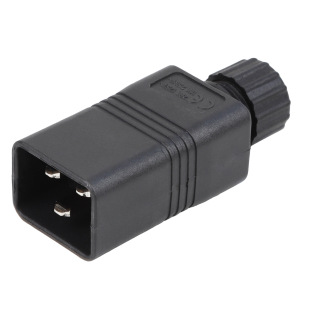 WA-0002 IEC 320 C20 AC Plug,C20 power Plug 16A 250V 20A 125V