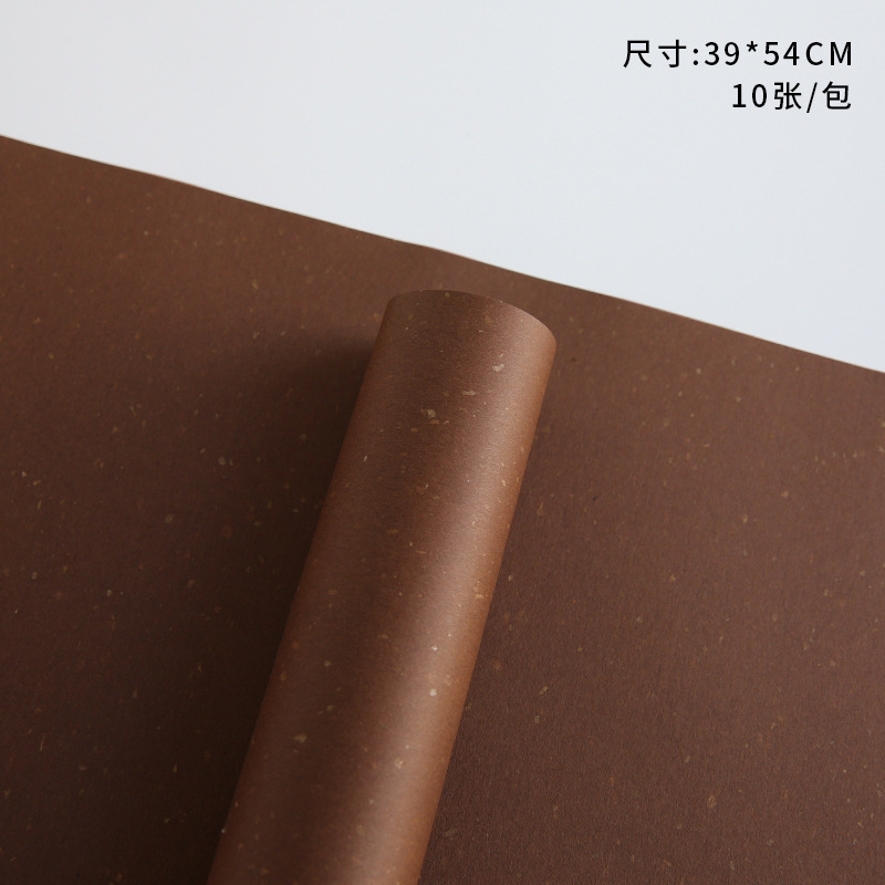 Nuevo otoño cálido invierno astillas de madera mano rasgada ramo de flores envoltura de papel de regalo embalaje manual DIY material de papel de arte lote