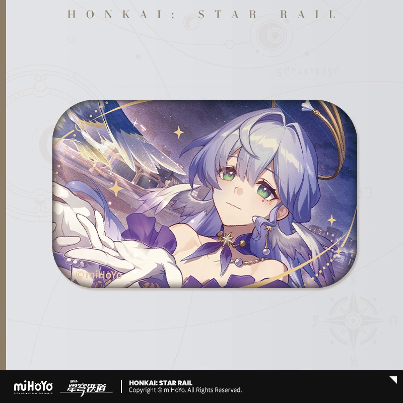 Коллекционный значок (Honkai: Star Rail) — персонаж, цветной картон на подложке, одиночный