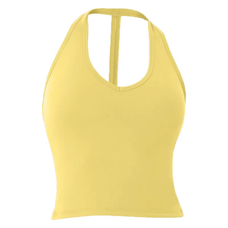 Sexy yoga chaleco de entrenamiento profesional pilates entrenamiento de verano belleza de la espalda ropa interior deportiva mujer