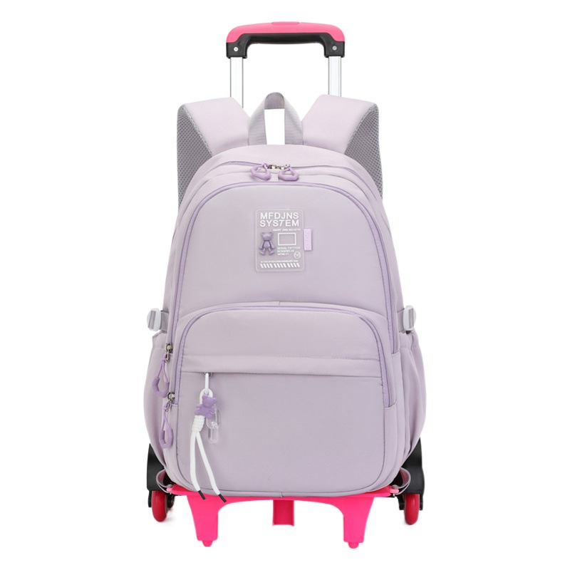 Peces naturales nuevo estudiante de la escuela primaria mochila niñas grado 2-6 gran capacidad desmontable entrega mochila