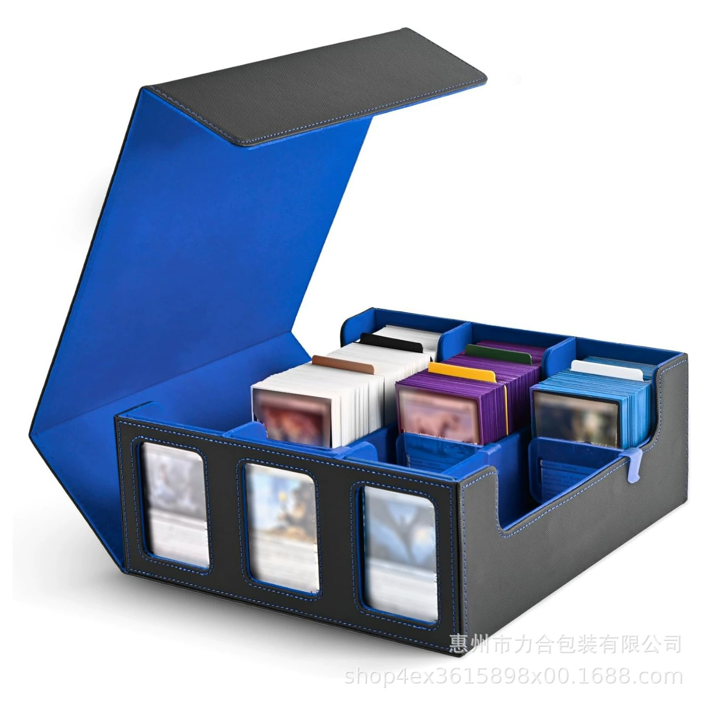 Коробка для хранения карточек настольной игры объемом 2300+, экономия карт кирпичная колода, обмен карточками, торговля PU коробка, магнитный дизайн