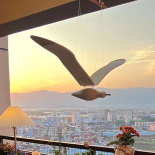 Flying Seagull Aerial Pendant Decoration Hanging Children's Homestay Balcony Creative Flying Bird Hanging Zhao Zhi Wu Zhu You