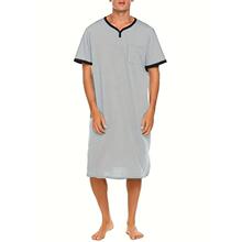 X 73621 Men loose breathable home sleep dress ��ʿ����͸���