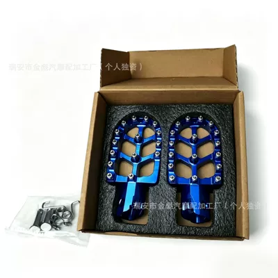 Pedals Cr/Crf150F/Crf230 Electric Vehicle – Motorcycle pedals - blue