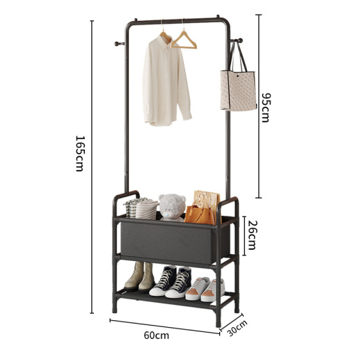 Simple clothes drying rack floor-standing home indoor clothes rack clothing multi-layer storage rack rental coat rack