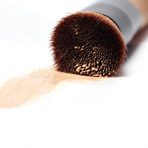 Solo Fraxinus mandshurica cepillo de reparación cepillo de maquillaje cabeza oblicua rubor cepillo base cepillo herramientas de belleza entrega de una sola pieza en stock