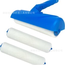 万向可调节10寸滚筒刷套装防飞溅DIY油漆刷房屋天花板装修工具