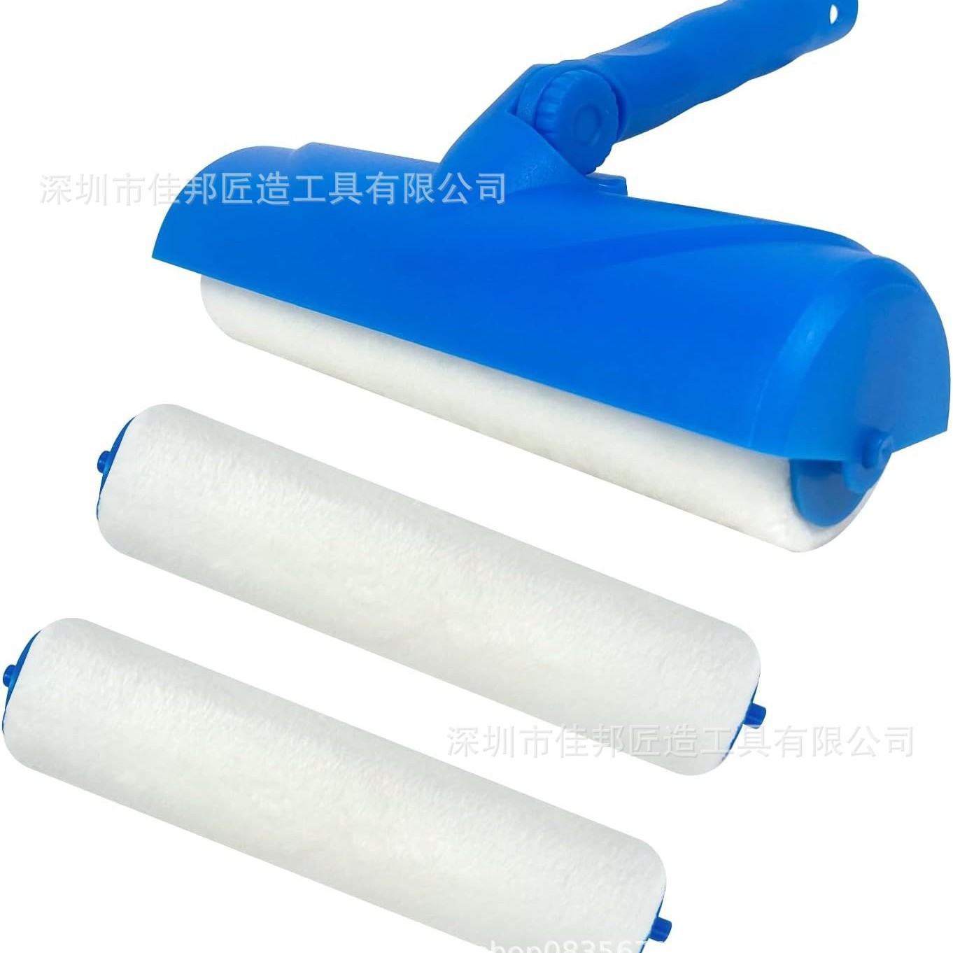 万向可调节10寸滚筒刷套装防飞溅DIY油漆刷房屋天花板装修工具