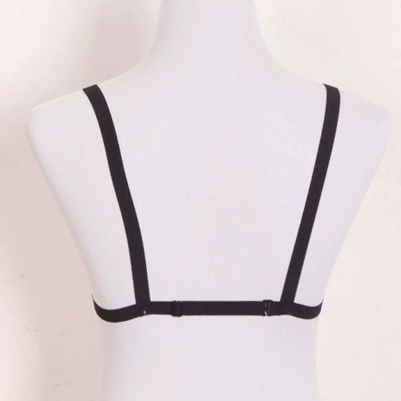 Black white red bra, elastic set, decorations, on elastic band