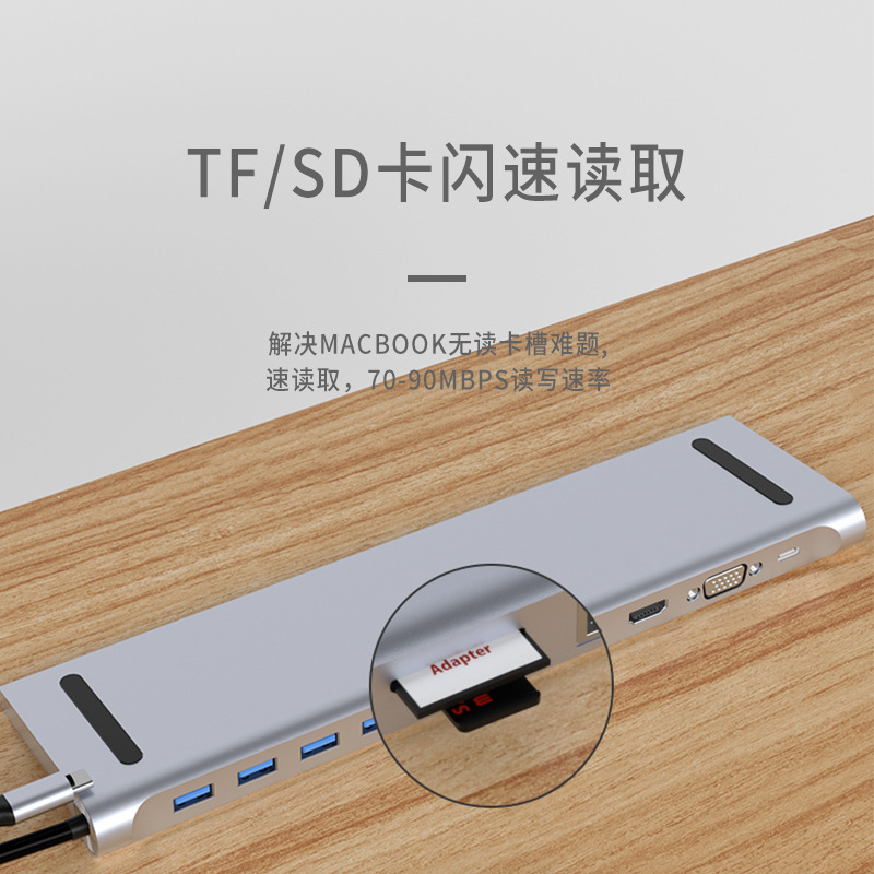 Type-C DoCking Station Is Suitable for Mobile Phones MacBook pro DoCking Station M1 Notebook Air Converter HDMI