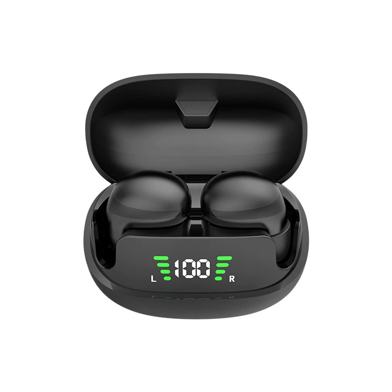 Беспроводные Bluetooth-наушники вкладыши, зарядный кейс с цифровым дисплеем, водозащита и шумоподавление