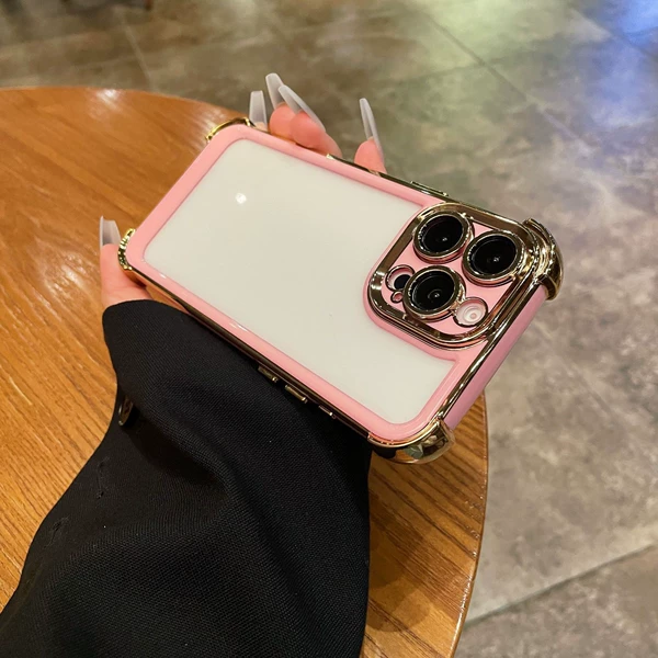 Pink acrylic lens, material