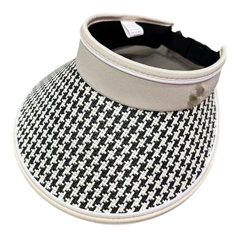 2024 Korean Summer Hat for Women with Diamond Accents, Fashion Polka Dot Sun Hat, Outdoor Sun Hat