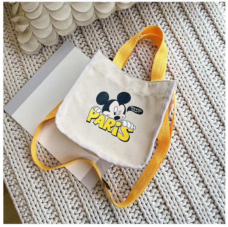 "Bag Girl 2021 New Trendy Korean style, fashionable and personalized printed single-shoulder bag for women, canvas hand-held crossbody small bag. undefined