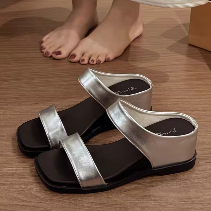2026 verano nuevo diseño de nicho de vacaciones romanas zapatillas frías image 7