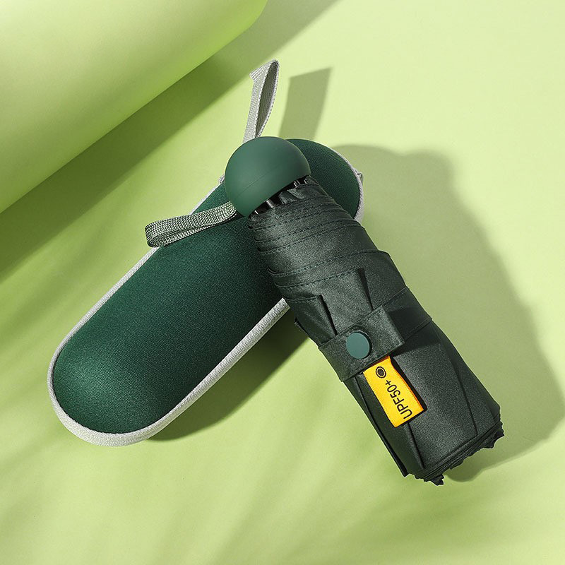 다크 그린 캡슐 상자