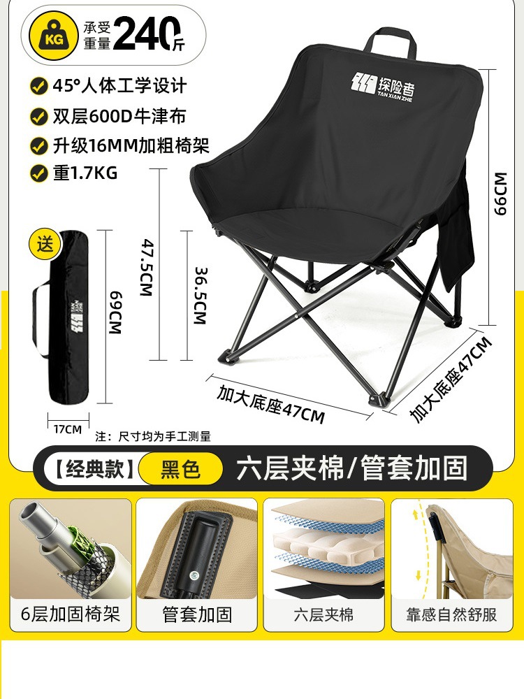 【클래식★대형 블랙] 6겹 누빔 + 파이프 슬리브 보강