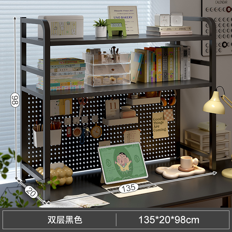 猫トイレの上に置かれた棚、床から天井までの穴あきボード、多層ペット用品、スナックやおもちゃの収納ラック、猫食堂|undefined