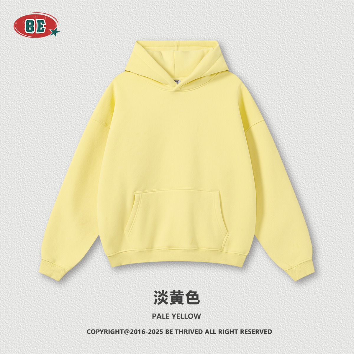 Be Hombres| 2025 invierno marca de moda americana de color sólido con camiseta encapuchada de terciopelo suelta chaqueta pantalones cortos set hombre