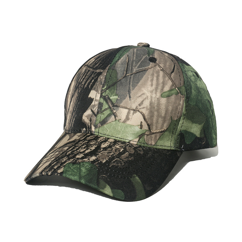 Sewing Design Men's Fashion Camouflage Sewing Curved Eaves Baseball Cap